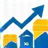 Icon representing revenue growth
